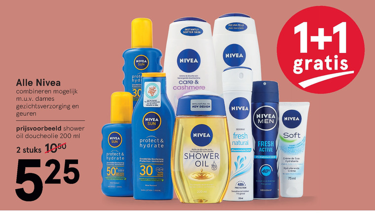 Nivea   deodorant folder aanbieding bij  Etos - details