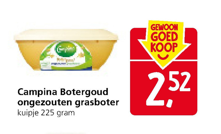 Campina   roomboter folder aanbieding bij  Jan Linders - details