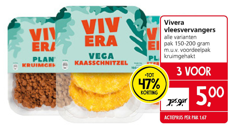 Vivera   vegetarisch folder aanbieding bij  Jan Linders - details