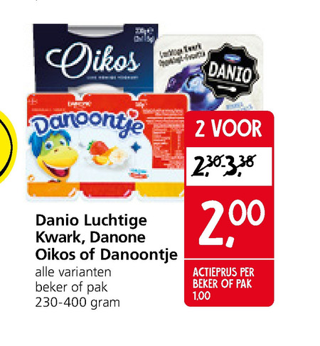 Danone Danoontje   vruchtenyoghurt, kindertoetjes folder aanbieding bij  Jan Linders - details