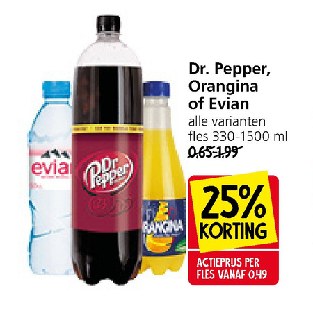 Orangina   cola, frisdrank folder aanbieding bij  Jan Linders - details