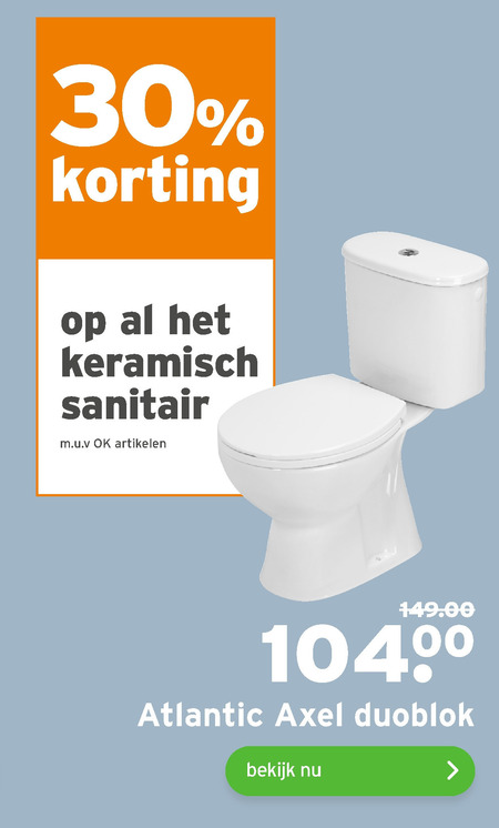 Atlantic   duoblok folder aanbieding bij  Gamma - details