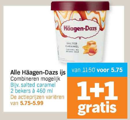 Haagen-Dazs   ijsspecialiteit folder aanbieding bij  Albert Heijn - details