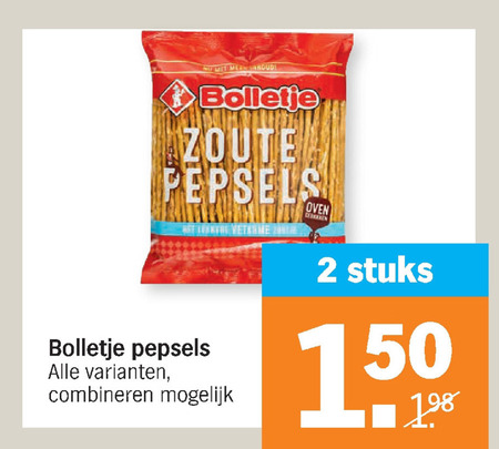 Bolletje   zoutje folder aanbieding bij  Albert Heijn - details