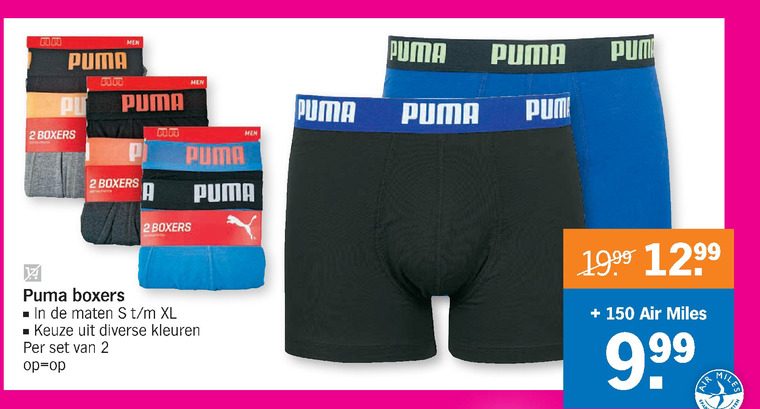 Puma   heren boxershort folder aanbieding bij  Albert Heijn - details