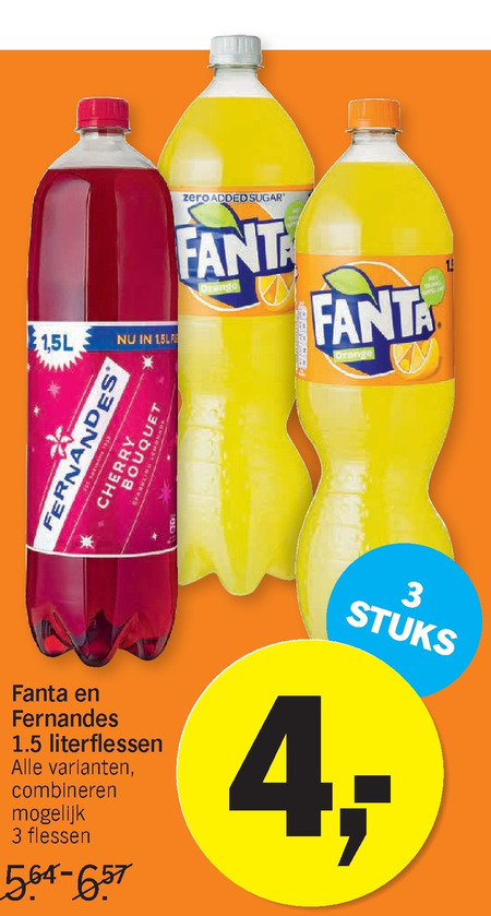 Fernandes   frisdrank folder aanbieding bij  Albert Heijn - details