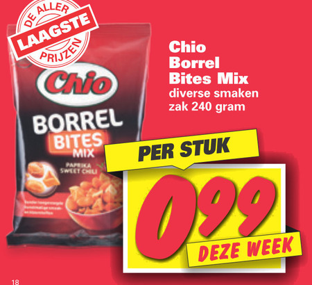 Chio   borrelnootjes folder aanbieding bij  Nettorama - details