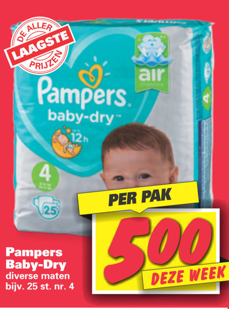 Pampers   luiers folder aanbieding bij  Nettorama - details