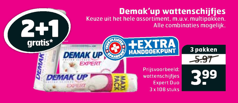 Demak up   wattenschijfjes folder aanbieding bij  Trekpleister - details