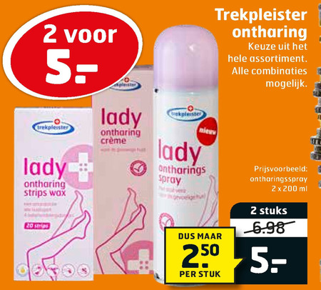 Trekpleister Huismerk   ontharingsstrips, ontharing folder aanbieding bij  Trekpleister - details