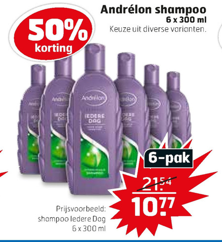 Andrelon   shampoo folder aanbieding bij  Trekpleister - details