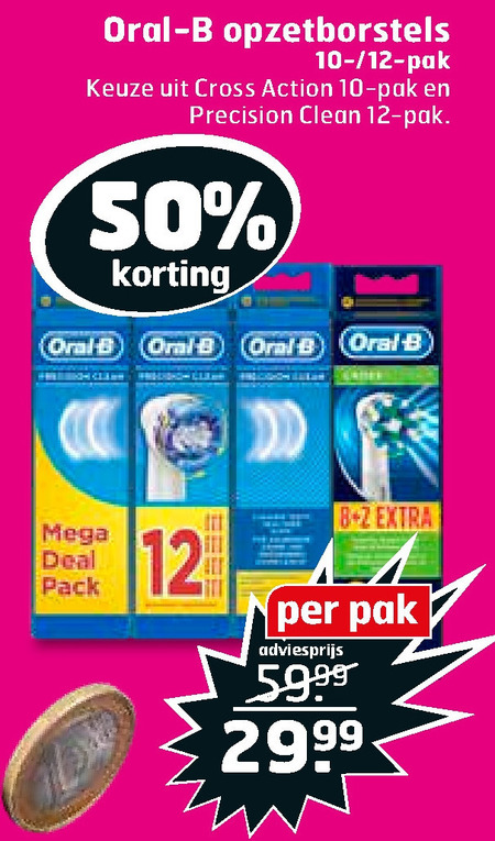 Braun Oral-B   opzetborstel folder aanbieding bij  Trekpleister - details