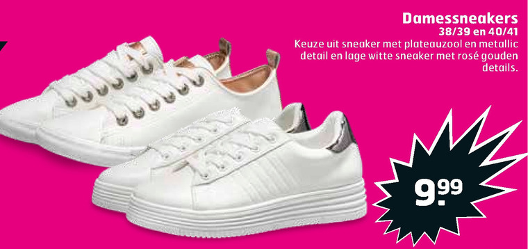 dames sneakers folder aanbieding bij Trekpleister details