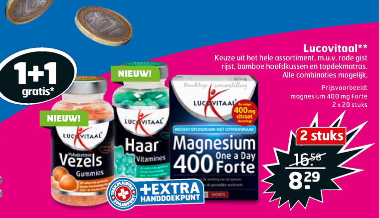 Lucovitaal   voedingssupplement folder aanbieding bij  Trekpleister - details