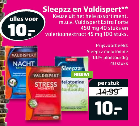 Sleepzz   voedingssupplement folder aanbieding bij  Trekpleister - details