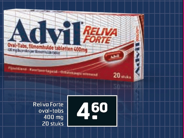 Advil   pijnremmer folder aanbieding bij  Trekpleister - details