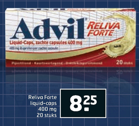 Advil   pijnremmer folder aanbieding bij  Trekpleister - details