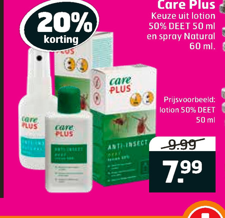 Care Plus   insectenbeet folder aanbieding bij  Trekpleister - details