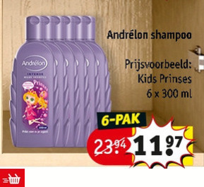 Andrelon   shampoo folder aanbieding bij  Kruidvat - details