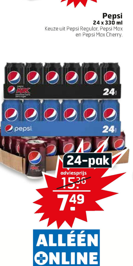 Pepsi   cola folder aanbieding bij  Trekpleister - details