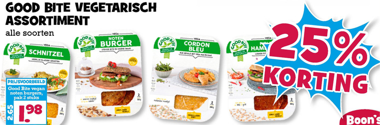 Goodbite   vegetarisch folder aanbieding bij  Boons Markt - details