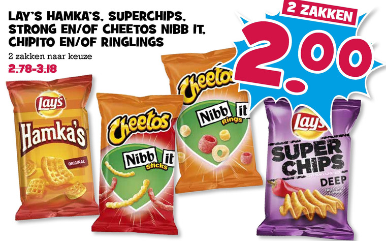 Lays   zoutje, chips folder aanbieding bij  Boons Markt - details