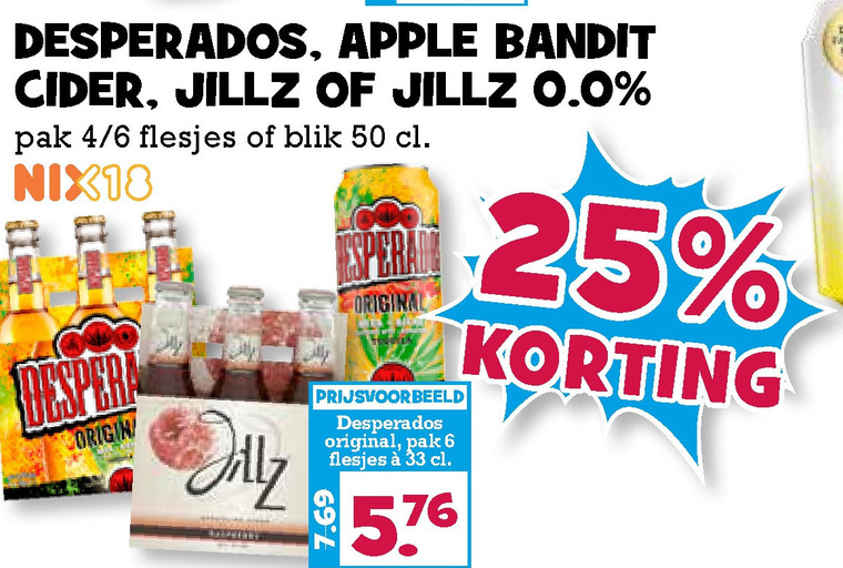 Jillz   appelcider, speciaalbier folder aanbieding bij  Boons Markt - details