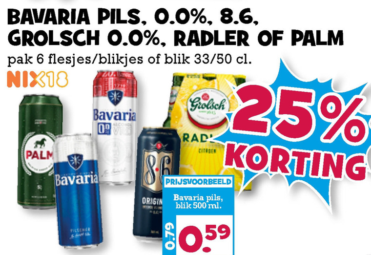 Grolsch   alcoholvrij bier, blikje bier folder aanbieding bij  Boons Markt - details