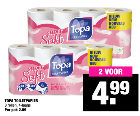 Topa   toiletpapier folder aanbieding bij  Big Bazar - details