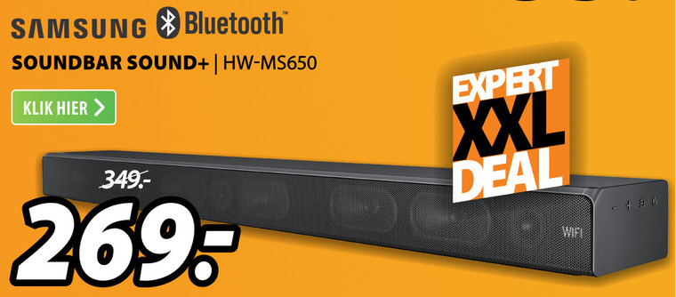 Samsung   soundbar folder aanbieding bij  Expert - details