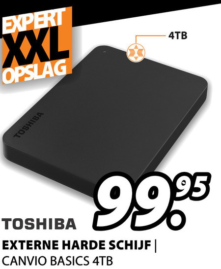 Toshiba   portable harde schijf folder aanbieding bij  Expert - details