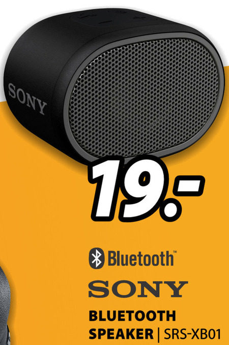 Sony   portable speakerset folder aanbieding bij  Expert - details