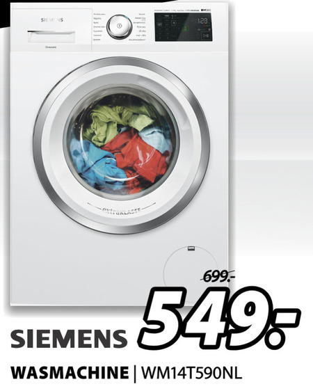 Siemens   wasmachine folder aanbieding bij  Expert - details