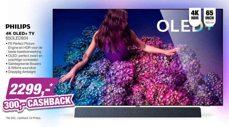 Philips   4k ultrahd televisies, oled televisie folder aanbieding bij  EP Electronic Partner - details