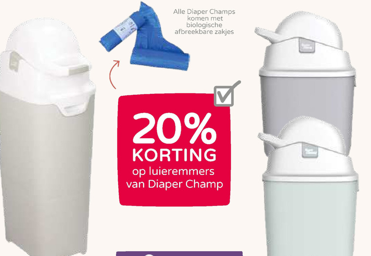 Diaper Champ   luieremmer folder aanbieding bij  Prenatal - details