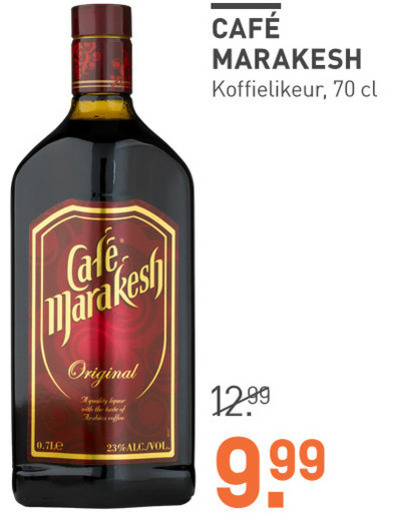 Cafe Marakesh   likeur folder aanbieding bij  Gall & Gall - details