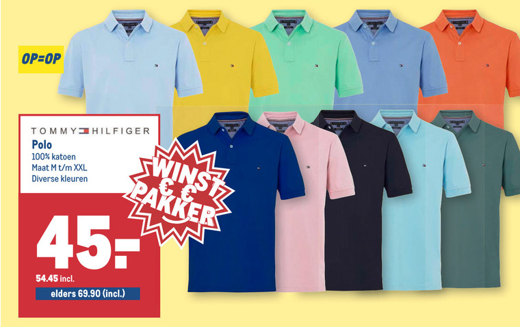 Aanklager Lyrisch Goed opgeleid Tommy Hilfiger heren poloshirt folder aanbieding bij Makro - details