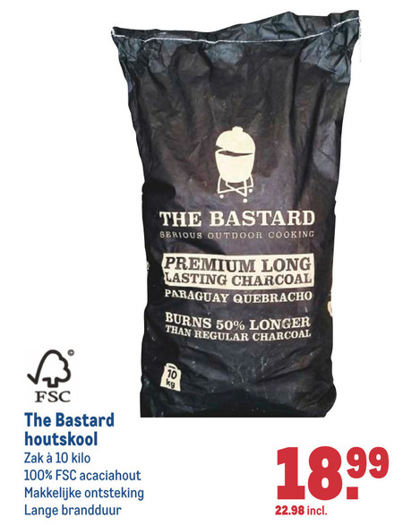 The Bastard   houtskool folder aanbieding bij  Makro - details