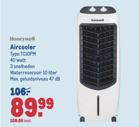 Honeywell   luchtkoeler folder aanbieding bij  Makro - details