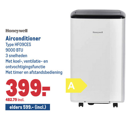 Honeywell   airconditioner folder aanbieding bij  Makro - details