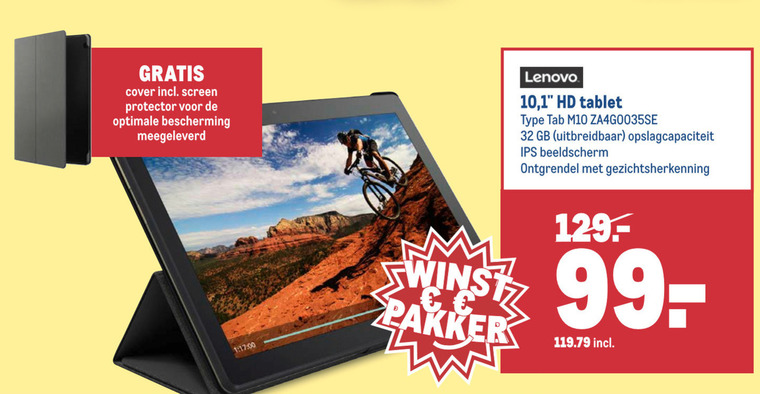 Lenovo   tablet folder aanbieding bij  Makro - details