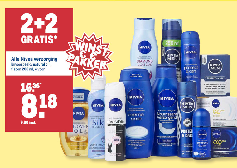 Nivea   reinigingslotion, gezichtsverzorging folder aanbieding bij  Makro - details