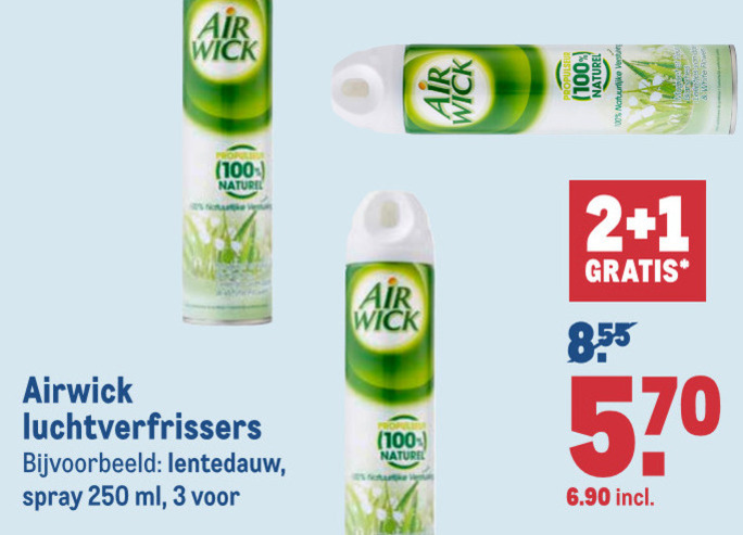 Airwick   luchtverfrisser folder aanbieding bij  Makro - details