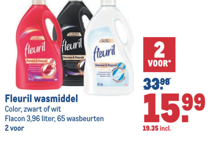 Fleuril   wasmiddel folder aanbieding bij  Makro - details