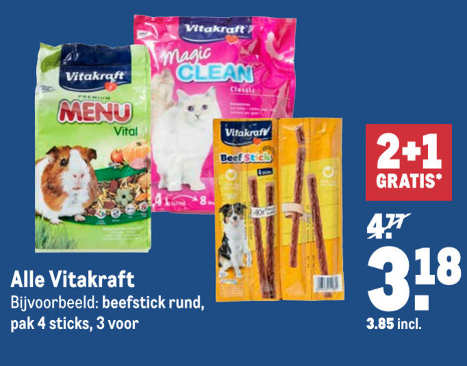 Vitakraft   knaagdierensnacks, kattensnacks folder aanbieding bij  Makro - details