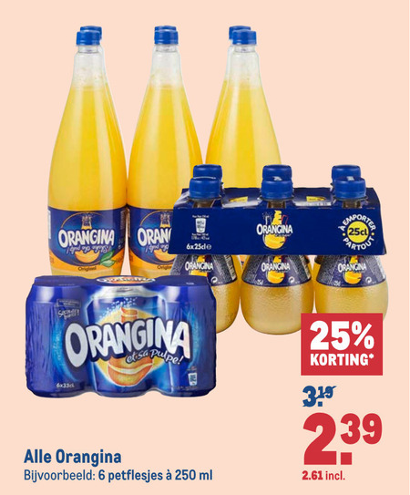 Orangina   frisdrank folder aanbieding bij  Makro - details