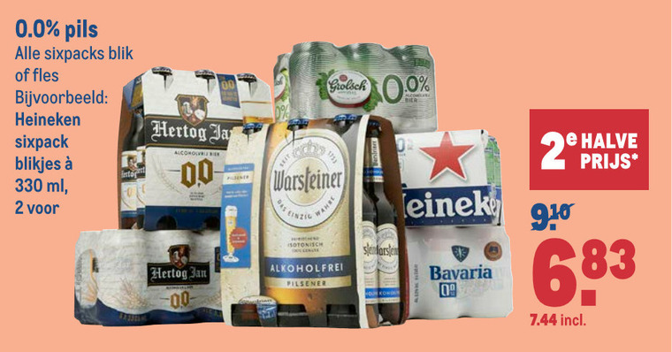 Bavaria   alcoholvrij bier folder aanbieding bij  Makro - details