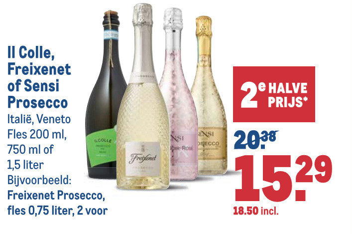 Freixenet   prosecco, champagne sparkling wijn folder aanbieding bij  Makro - details