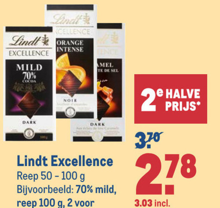 Lindt   chocolade folder aanbieding bij  Makro - details