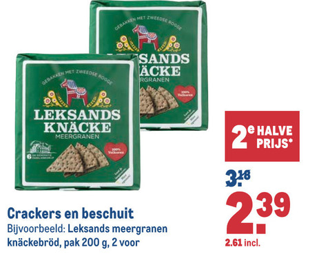 Leksands   crackers folder aanbieding bij  Makro - details